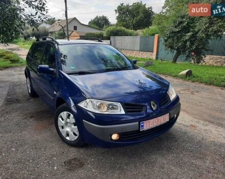 Синий Рено Меган, объемом двигателя 1.6 л и пробегом 217 тыс. км за 5300 $, фото 95 на Automoto.ua