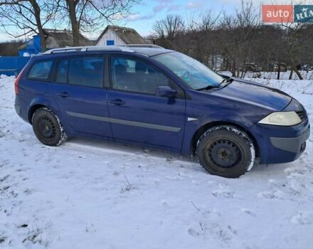 Синий Рено Меган, объемом двигателя 1.46 л и пробегом 249 тыс. км за 4800 $, фото 2 на Automoto.ua