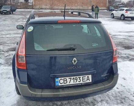 Синий Рено Меган, объемом двигателя 1.6 л и пробегом 180 тыс. км за 5600 $, фото 1 на Automoto.ua