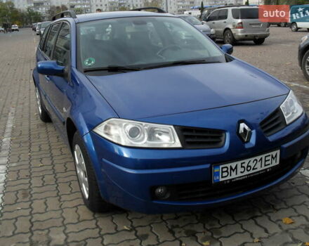 Рено Меган 2007 в Сумах на Automoto.ua Синий Рено Меган, объемом двигателя 1.6 л и пробегом 194 тыс. км за 5700 $, фото 2 на Automoto.ua