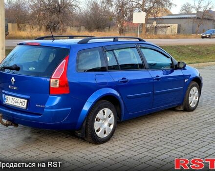 Синий Рено Меган, объемом двигателя 1.6 л и пробегом 205 тыс. км за 5200 $, фото 1 на Automoto.ua