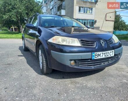 Синий Рено Меган, объемом двигателя 1.6 л и пробегом 241 тыс. км за 5700 $, фото 2 на Automoto.ua
