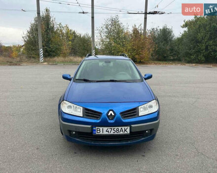 Синий Рено Меган, объемом двигателя 1.6 л и пробегом 190 тыс. км за 5500 $, фото 3 на Automoto.ua