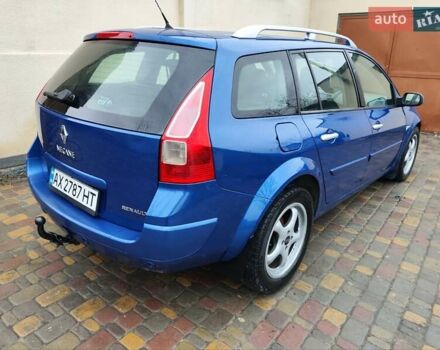 Синий Рено Меган, объемом двигателя 1.6 л и пробегом 292 тыс. км за 5200 $, фото 4 на Automoto.ua