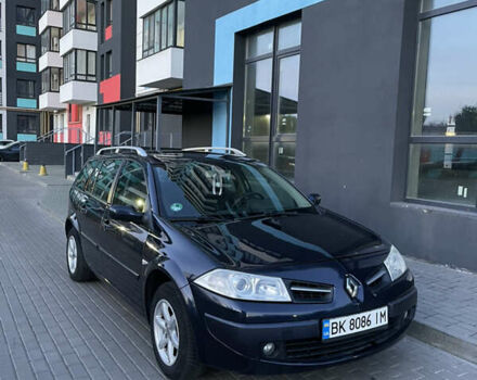 Синий Рено Меган, объемом двигателя 1.6 л и пробегом 216 тыс. км за 6200 $, фото 1 на Automoto.ua