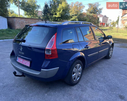 Синий Рено Меган, объемом двигателя 1.6 л и пробегом 202 тыс. км за 5999 $, фото 12 на Automoto.ua