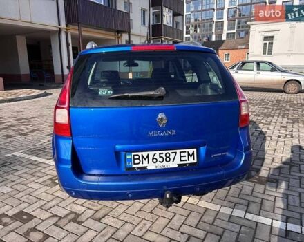 Синий Рено Меган, объемом двигателя 1.6 л и пробегом 206 тыс. км за 6200 $, фото 6 на Automoto.ua