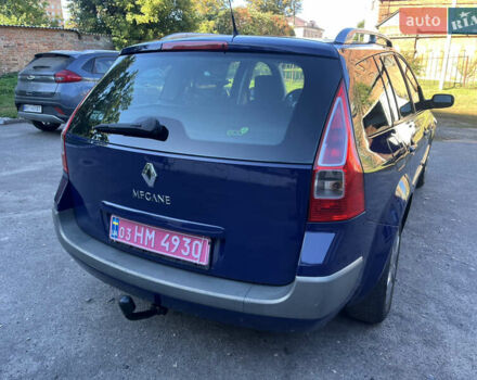 Синий Рено Меган, объемом двигателя 1.6 л и пробегом 202 тыс. км за 5999 $, фото 14 на Automoto.ua