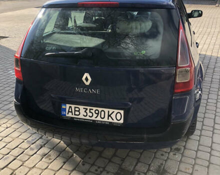 Синий Рено Меган, объемом двигателя 1.5 л и пробегом 275 тыс. км за 4400 $, фото 6 на Automoto.ua