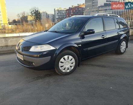 Синий Рено Меган, объемом двигателя 1.6 л и пробегом 263 тыс. км за 4290 $, фото 1 на Automoto.ua