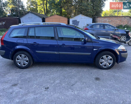 Синий Рено Меган, объемом двигателя 1.6 л и пробегом 202 тыс. км за 5999 $, фото 9 на Automoto.ua