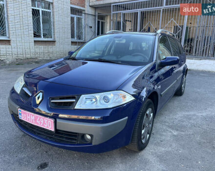 Синий Рено Меган, объемом двигателя 1.6 л и пробегом 202 тыс. км за 5999 $, фото 1 на Automoto.ua