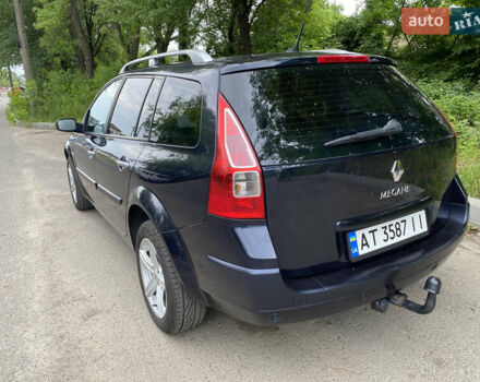 Синий Рено Меган, объемом двигателя 1.6 л и пробегом 274 тыс. км за 6100 $, фото 4 на Automoto.ua