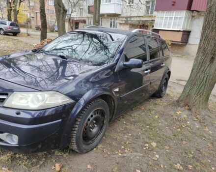 Синий Рено Меган, объемом двигателя 1.5 л и пробегом 390 тыс. км за 4800 $, фото 3 на Automoto.ua