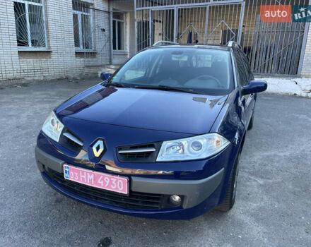 Синий Рено Меган, объемом двигателя 1.6 л и пробегом 202 тыс. км за 5999 $, фото 2 на Automoto.ua