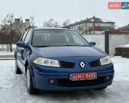 Синий Рено Меган, объемом двигателя 1.6 л и пробегом 215 тыс. км за 5300 $, фото 1 на Automoto.ua
