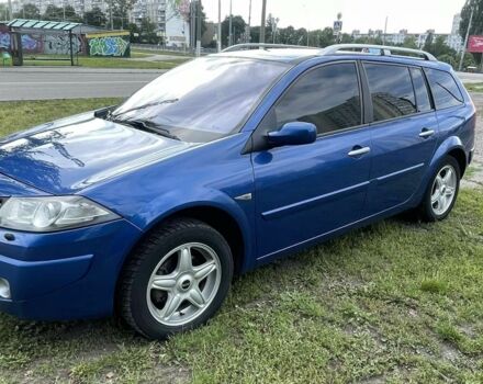Синий Рено Меган, объемом двигателя 1.6 л и пробегом 200 тыс. км за 5850 $, фото 2 на Automoto.ua