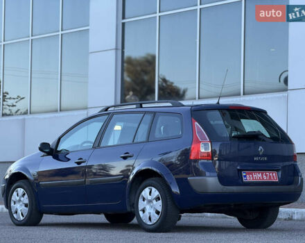 Рено Меган 2009 у Белой Церкве на Automoto.ua Синій Рено Меган, об'ємом двигуна 1.6 л та пробігом 202 тис. км за 5500 $, фото 27 на Automoto.ua