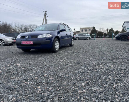 Синий Рено Меган, объемом двигателя 1.6 л и пробегом 240 тыс. км за 5400 $, фото 4 на Automoto.ua