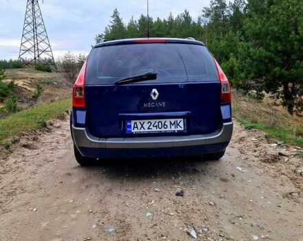 Синий Рено Меган, объемом двигателя 1.6 л и пробегом 345 тыс. км за 5200 $, фото 4 на Automoto.ua