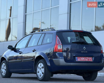 Рено Меган 2009 у Белой Церкве на Automoto.ua Синій Рено Меган, об'ємом двигуна 1.6 л та пробігом 202 тис. км за 5500 $, фото 56 на Automoto.ua
