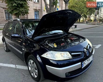 Синий Рено Меган, объемом двигателя 1.6 л и пробегом 292 тыс. км за 5600 $, фото 52 на Automoto.ua