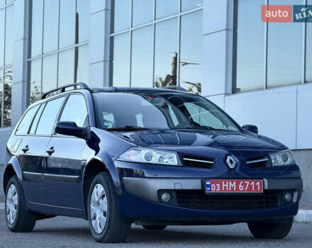 Рено Меган 2009 у Белой Церкве на Automoto.ua Синій Рено Меган, об'ємом двигуна 1.6 л та пробігом 202 тис. км за 5500 $, фото 52 на Automoto.ua