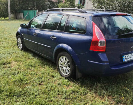 Синий Рено Меган, объемом двигателя 1.6 л и пробегом 220 тыс. км за 6200 $, фото 1 на Automoto.ua