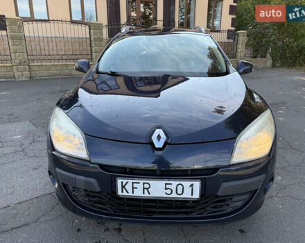 Синий Рено Меган, объемом двигателя 1.6 л и пробегом 190 тыс. км за 7450 $, фото 3 на Automoto.ua