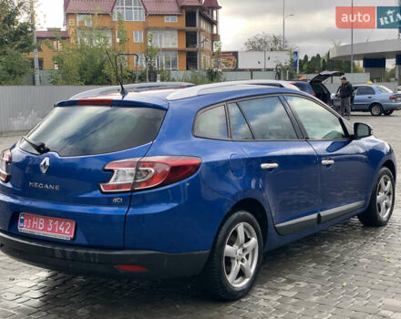 Синий Рено Меган, объемом двигателя 1.5 л и пробегом 219 тыс. км за 6950 $, фото 4 на Automoto.ua