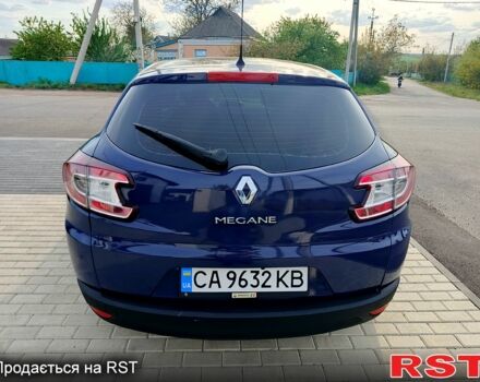 Синий Рено Меган, объемом двигателя 1.5 л и пробегом 258 тыс. км за 6850 $, фото 4 на Automoto.ua