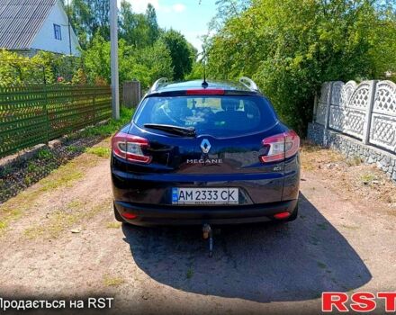 Синий Рено Меган, объемом двигателя 1.5 л и пробегом 248 тыс. км за 7500 $, фото 7 на Automoto.ua