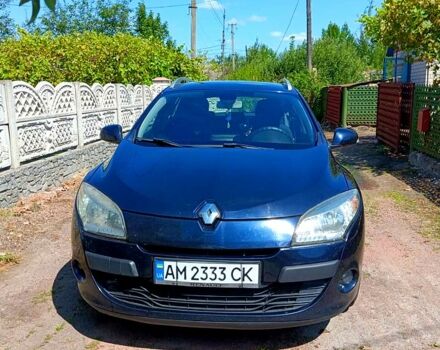 Синий Рено Меган, объемом двигателя 1.5 л и пробегом 248 тыс. км за 7500 $, фото 3 на Automoto.ua