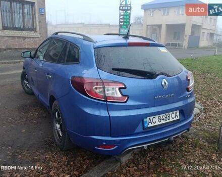 Синий Рено Меган, объемом двигателя 1.46 л и пробегом 272 тыс. км за 9500 $, фото 5 на Automoto.ua