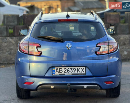 Синий Рено Меган, объемом двигателя 1.5 л и пробегом 294 тыс. км за 8900 $, фото 8 на Automoto.ua