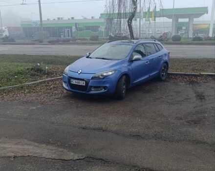 Синий Рено Меган, объемом двигателя 1.46 л и пробегом 272 тыс. км за 9500 $, фото 1 на Automoto.ua