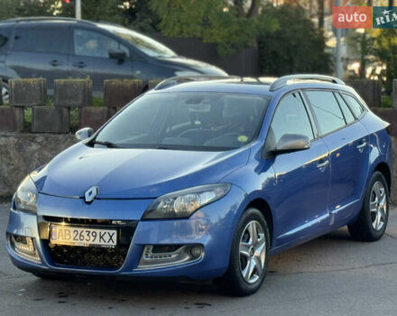 Синий Рено Меган, объемом двигателя 1.5 л и пробегом 294 тыс. км за 8900 $, фото 2 на Automoto.ua