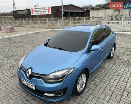 Синий Рено Меган, объемом двигателя 1.6 л и пробегом 279 тыс. км за 8350 $, фото 1 на Automoto.ua
