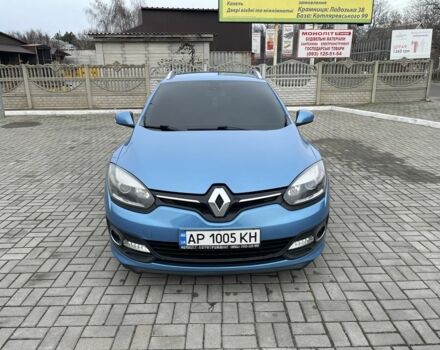 Синий Рено Меган, объемом двигателя 1.6 л и пробегом 279 тыс. км за 8350 $, фото 2 на Automoto.ua