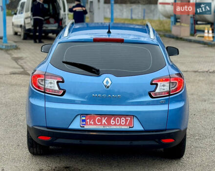 Синий Рено Меган, объемом двигателя 1.5 л и пробегом 194 тыс. км за 9300 $, фото 17 на Automoto.ua