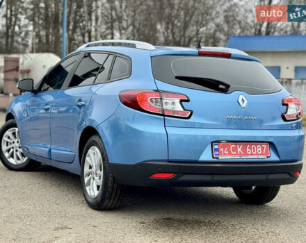 Синий Рено Меган, объемом двигателя 1.5 л и пробегом 194 тыс. км за 9300 $, фото 19 на Automoto.ua