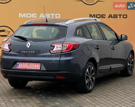 Синий Рено Меган, объемом двигателя 1.5 л и пробегом 153 тыс. км за 9600 $, фото 4 на Automoto.ua