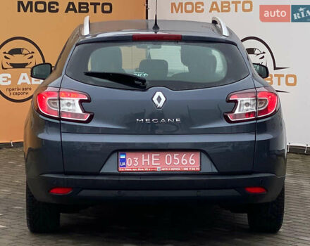 Синий Рено Меган, объемом двигателя 1.5 л и пробегом 153 тыс. км за 9600 $, фото 3 на Automoto.ua