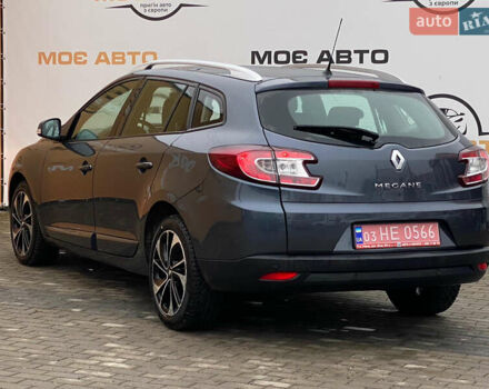 Синий Рено Меган, объемом двигателя 1.5 л и пробегом 153 тыс. км за 9600 $, фото 2 на Automoto.ua