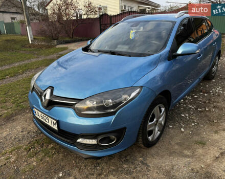 Синий Рено Меган, объемом двигателя 1.5 л и пробегом 294 тыс. км за 9200 $, фото 2 на Automoto.ua