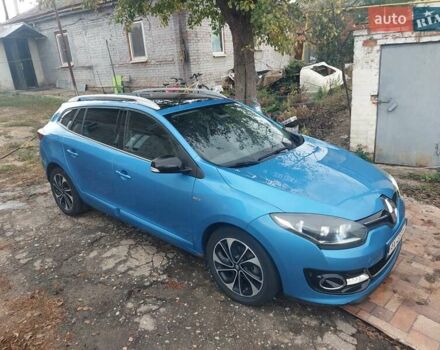Синий Рено Меган, объемом двигателя 1.5 л и пробегом 279 тыс. км за 9000 $, фото 2 на Automoto.ua