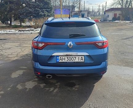 Синий Рено Меган, объемом двигателя 1.5 л и пробегом 225 тыс. км за 14500 $, фото 2 на Automoto.ua