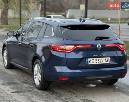 Синий Рено Меган, объемом двигателя 1.5 л и пробегом 198 тыс. км за 10900 $, фото 2 на Automoto.ua
