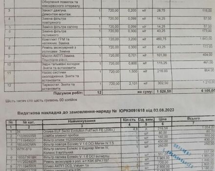 Синій Рено Меган, об'ємом двигуна 1.46 л та пробігом 242 тис. км за 12600 $, фото 7 на Automoto.ua