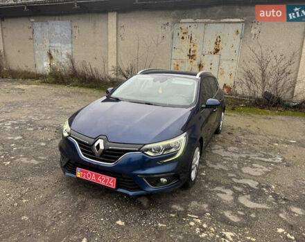 Синий Рено Меган, объемом двигателя 1.5 л и пробегом 201 тыс. км за 12999 $, фото 1 на Automoto.ua